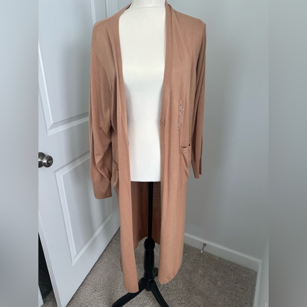 Uniqlo light, longline cardigan